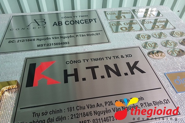 Bảng Inox Ăn Mòn